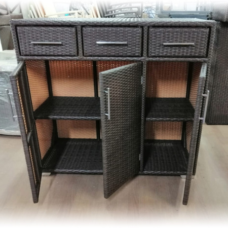 Комод ГРАНД со стеклом 120х50хН110